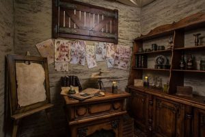 escape room có khoá cửa không